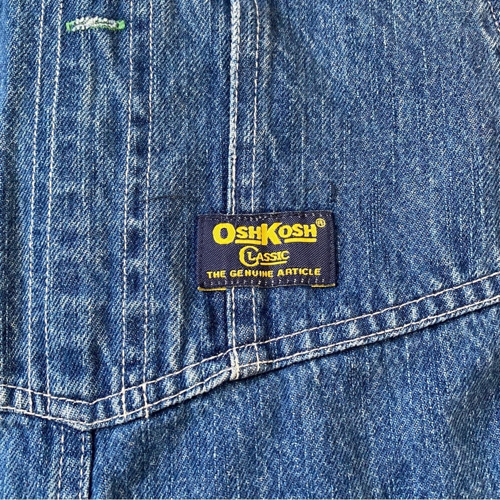 OshKosh Vestback Denim Overalls W38 L34 - Picture 5 of 13